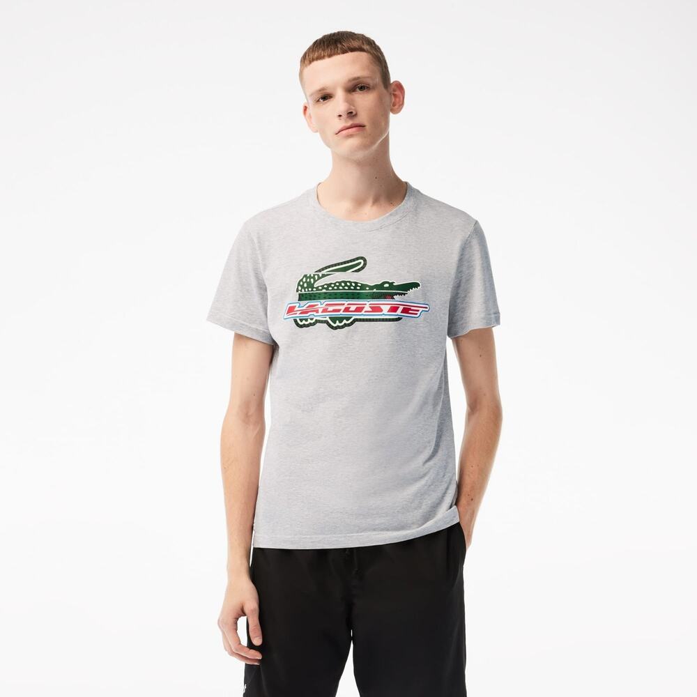 Lacoste Men’s SPORT Regular Fit Organic Cotton T-Shirt - XL